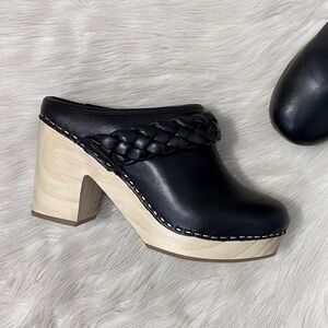 Dolce Vita Black and Tan Mules